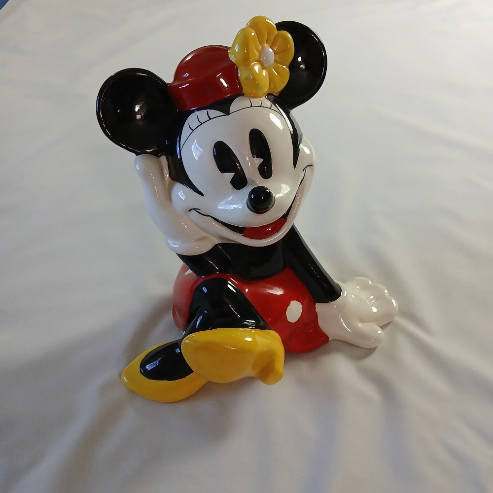 Vintage Treasure Craft Disney Minnie Mouse Cookie Jar